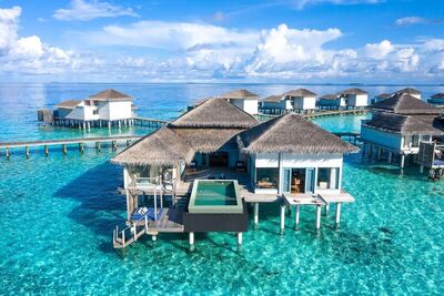 Raffles Maldives Meradhoo Resort - Villa, 1 Double Bed, Private Pool, Overwater (Sunset)