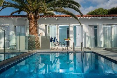 Rethymno Mare Royal & Water Park - Suite With Private Pool and Sea View