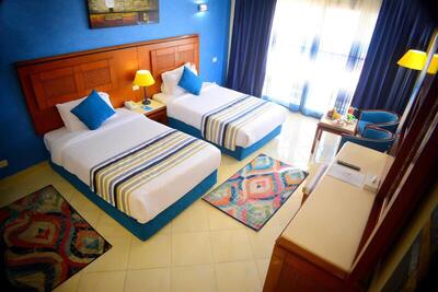Sea Beach Aqua Park Resort - Triple Pool View Room For Egyptians And Residency