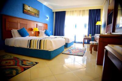 Sea Beach Aqua Park Resort - Triple Pool View Room For Egyptians And Residency