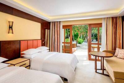 Sheraton Maldives Full Moon Resort & Spa - Deluxe Room, 2 Double Beds (Island, View)