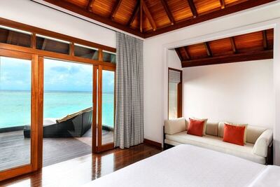 Sheraton Maldives Full Moon Resort & Spa - Villa, 1 King Bed, Ocean View, Overwater