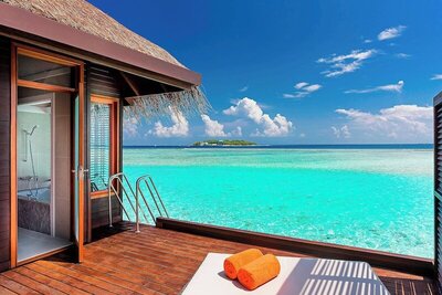 Sheraton Maldives Full Moon Resort & Spa - Villa, 1 King Bed, Ocean View, Overwater