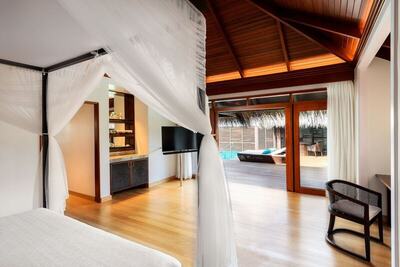 Sheraton Maldives Full Moon Resort & Spa - Premium Villa, 1 King Bed, Ocean View, Overwater