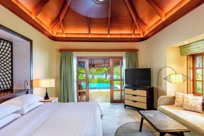 Sheraton Maldives Full Moon Resort & Spa - Luxury Room, 1 King Bed (Island, View) - Free Transfers Till 23rd Dec'25