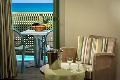 Silva Beach Hotel - Double or Twin Room with Side Sea View