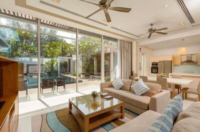 Splash Beach Resort, Mai Khao, Phuket - 3 Bedroom Pool Villa With Kitchen - Pool View