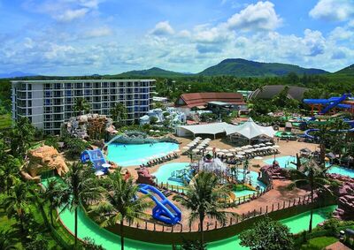 Splash Beach Resort, Mai Khao, Phuket - Deluxe Twin Room, Balcony - Garden View