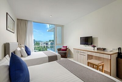 Splash Beach Resort, Mai Khao, Phuket - Deluxe Double Double No Balcony - Garden View