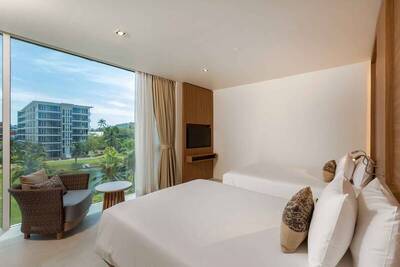 Splash Beach Resort, Mai Khao, Phuket - 3 Bedroom Residence With Balcony - Garden View
