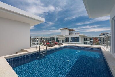 Splash Beach Resort, Mai Khao, Phuket - 3 Bedroom Penthouse Pool Suite - Garden View