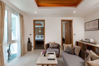 Splash Beach Resort, Mai Khao, Phuket - 2 Bedroom Residence With Balcony - Garden View