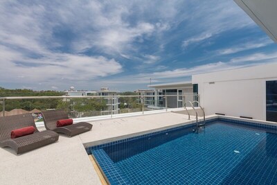Splash Beach Resort, Mai Khao, Phuket - 2 Bedroom Penthouse Pool Suite - Garden View