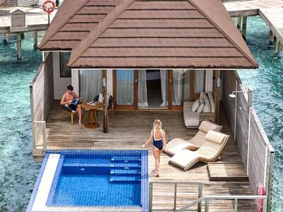 Sun Siyam Olhuveli - Romantic Pool Water Villa- 50% Off On Transfers,Free 45 Mins Spa,Free Jet Ski For 15 Mins For 2 Pax Min 3-Night Stay. Applicable