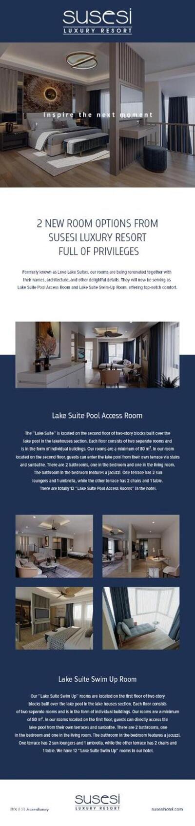 Susesi Luxury Resort - Lake Suite Pool Access