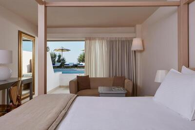 The Island Hotel - Adults Only - - Pool Cool Room with Shared Pool & Sea View
