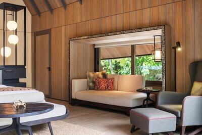 The St. Regis Maldives Vommuli Resort - Garden Villa with Pool, 1 Bedroom Villa, 1 King, Sofa bed, Garden view