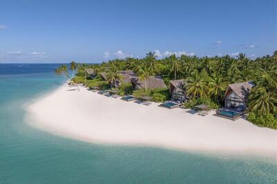 The St. Regis Maldives Vommuli Resort - Beach Villa with Pool, 1 Bedroom Villa, 1 King, Sofa bed, Beachfront