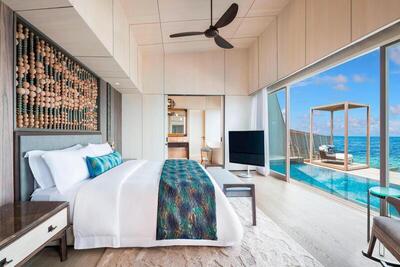 The St. Regis Maldives Vommuli Resort - St. Regis Overwater Suite with Pool, 1 Bedroom Villa, 1 King, Sofa bed