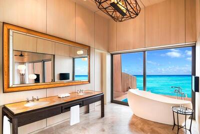 The St. Regis Maldives Vommuli Resort - St. Regis Overwater Suite with Pool, 1 Bedroom Villa, 1 King, Sofa bed