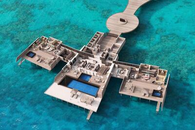 The St. Regis Maldives Vommuli Resort - John Jacob Astor Estate, 3 Bedroom Villa, Oceanside